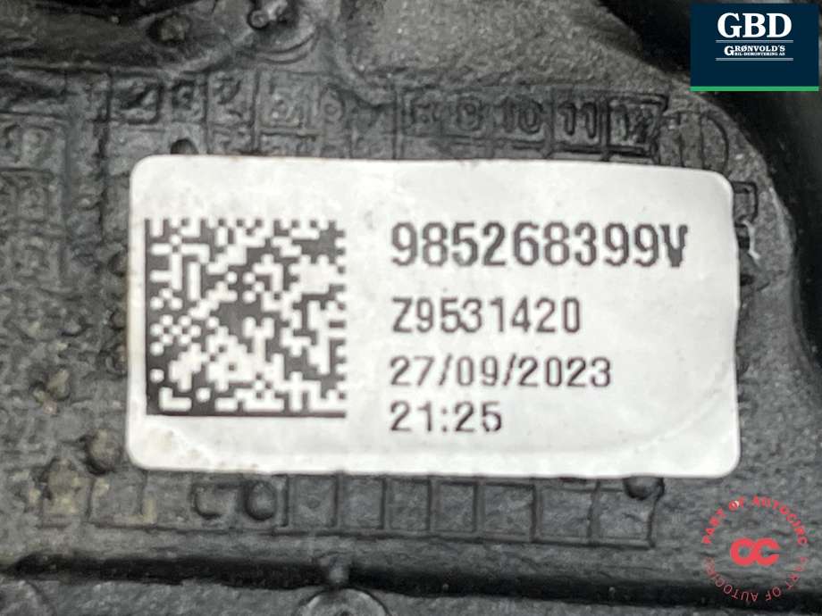 Speil høyre til Citroën Berlingo 2019-->> (Type III) (98 169 928 XT|985268399V|)