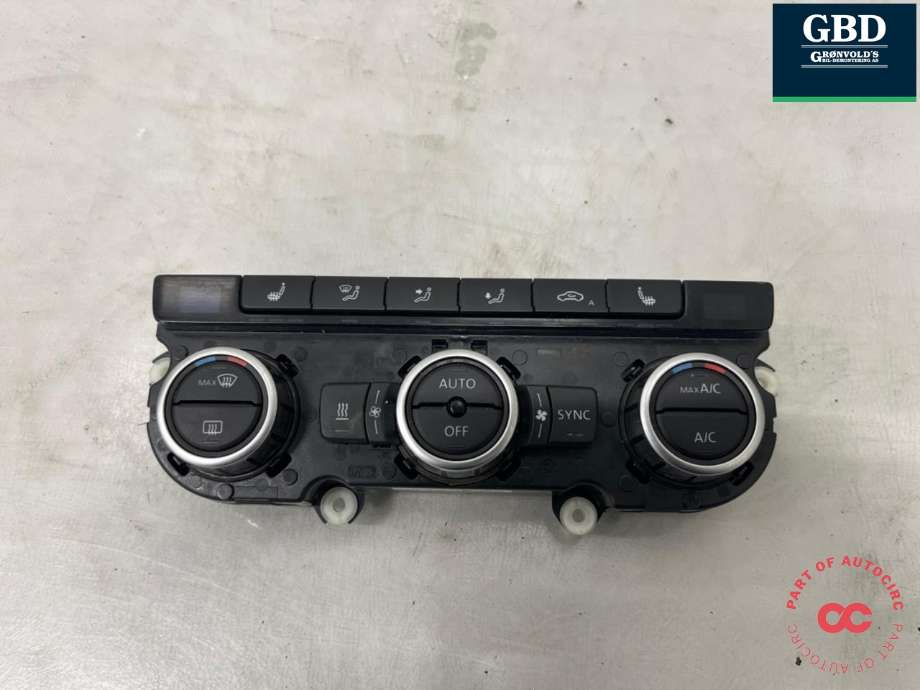 Varmeapparat betjening til VW Passat 2011-2015 (B7) (B7) (3AA 907 044 BD|3AA 907 044 BD ZJU|3AA 907 044 CM ZJU)