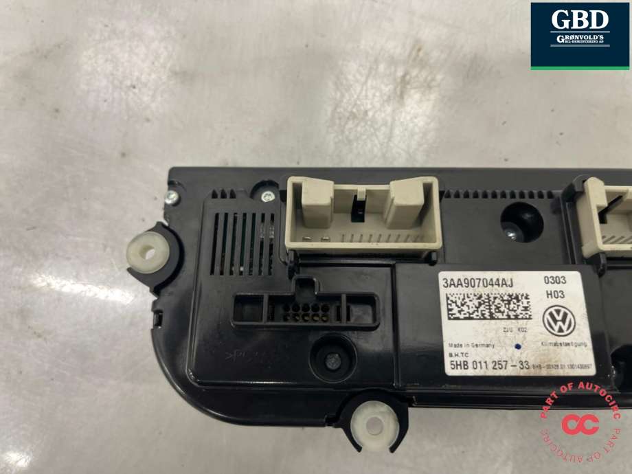Varmeapparat betjening til VW Passat 2011-2015 (B7) (B7) (3AA 907 044 BD|3AA 907 044 BD ZJU|3AA 907 044 CM ZJU)