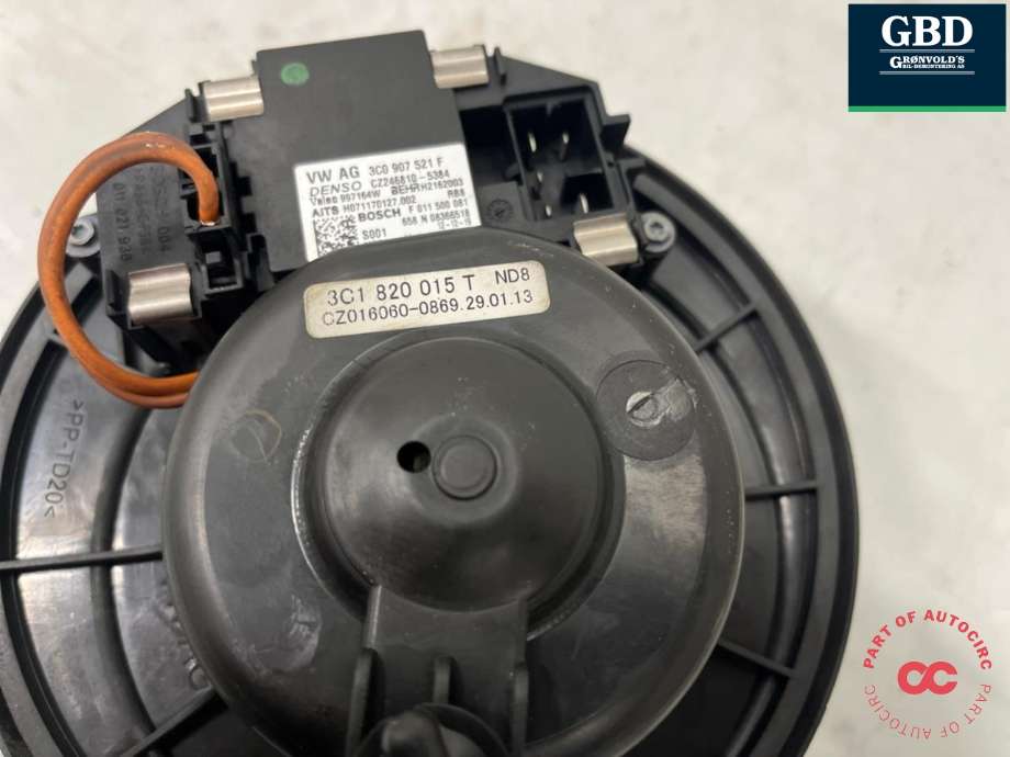 Varmeapparat motor til VW Passat 2011-2015 (B7) (B7) (1K1 820 021|1K1 820 015 Q|)