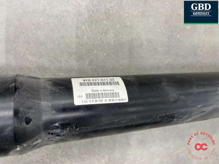 Mellomaksel til Porsche Panamera 2009-2017 (Type I) (970) (970) (970 421 011 33|970 421 011 32|)