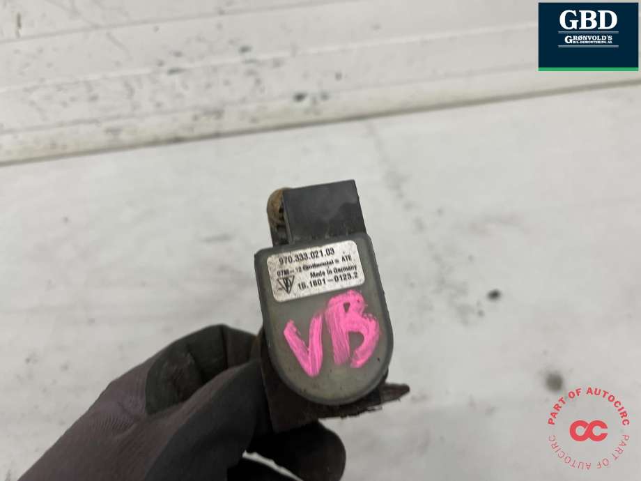 Sensor nivå, venstre bak til Porsche Panamera 2009-2017 (Type I) (970) (970) (970 333 021 03|)