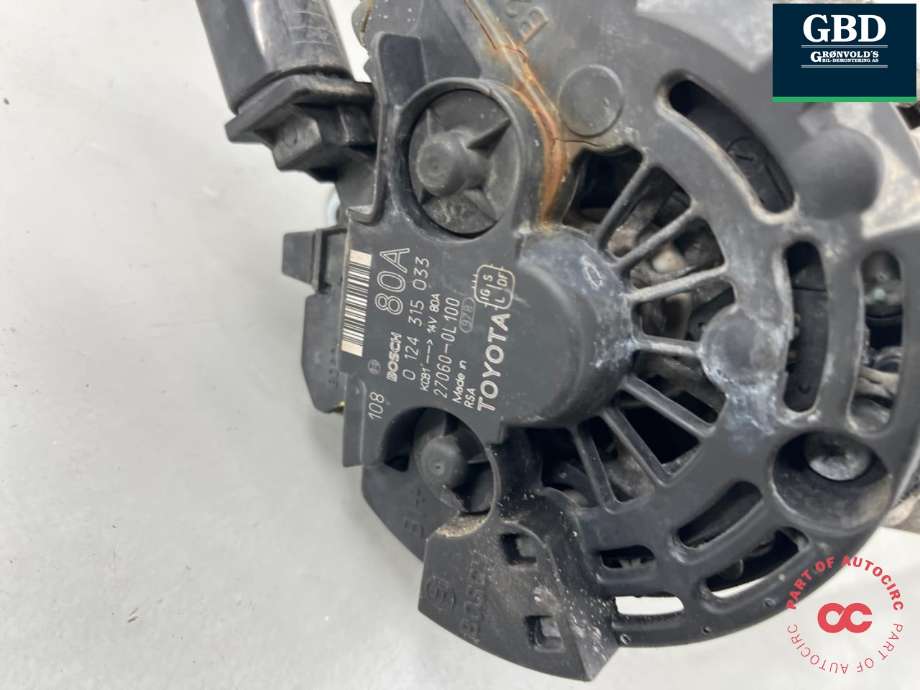 Dynamo diesel til Toyota Hilux 2012-2016 (270600L060|270600L100|)