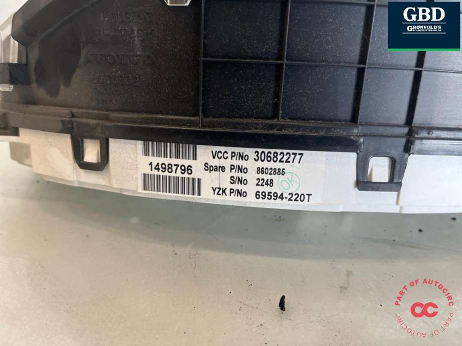 Instrumentpanel til Volvo XC70 2005-2007 (Type I, Fase 2) (36050527|)