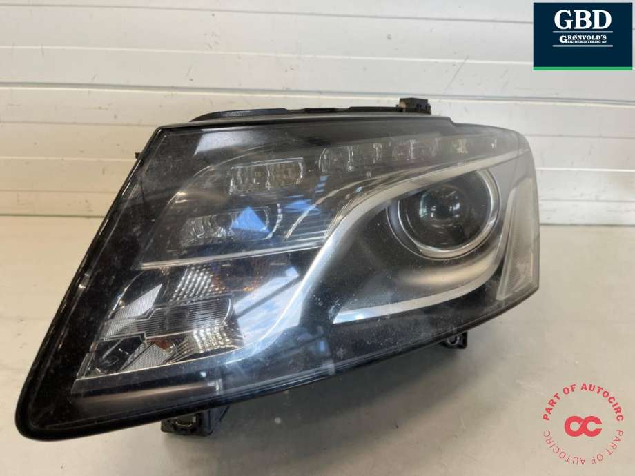 Frontlykt venstre xenon til Audi Q5, 2008-2012 (Type I, Fase 1) (8R0 998 029 K)