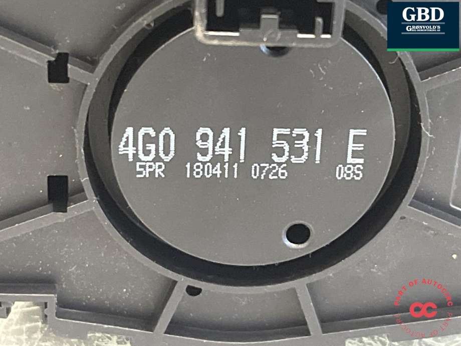 Bryter lys til Audi A6 2011-2014 (Type IV, Fase 1) (C7) (C7) (4G0 941 531 AL|4G0 941 531 E|)