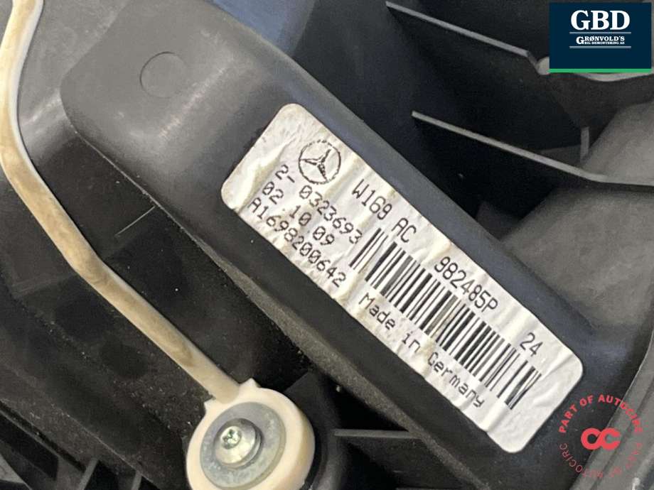 Varmeapparat motor til Mercedes B-Klasse 2008-2011 (Fase 2) (W245) (W245) (A 169 820 06 42|)