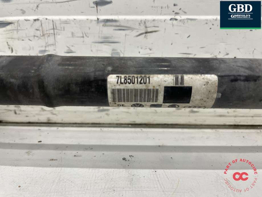 Drivaksel venstre bak, diesel/automat til Audi Q7 2006-2010 (Type I, Fase 1)  (7L8 501 201|7L8 501 201  X|)