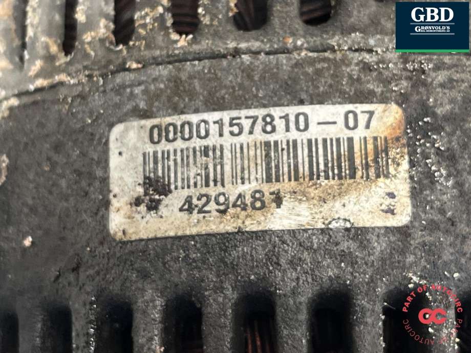 Dynamo diesel til Audi Q7 2006-2010 (Type I, Fase 1)  (VALEO|059 903 015 R|059 903 015 RX |059 903 016 PX|059 903 018 E | 059 903 018 EX)