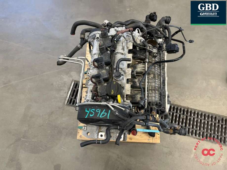 Motor bensin til VW Golf VII 2012-2017 (Fase 1)  (CHPA|04E 100 033 B|04E 100 098 A)