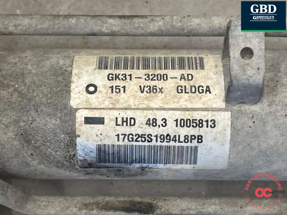 Tannstang til Ford Transit Custom 2013-2023 (Type I)  (1763989|2225028|GK31-3200-AE)