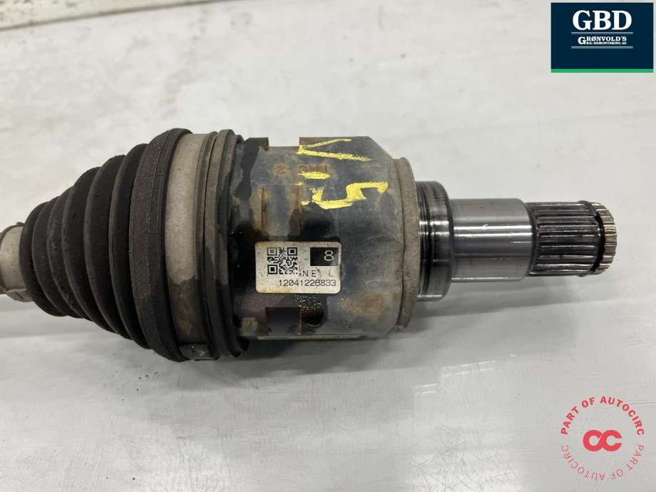 Drivaksel venstre foran, bensin/automat til Toyota Auris 2010-2012 (Type I, Fase 2)  (4342012A60|12041226833|118205SPG1-2)