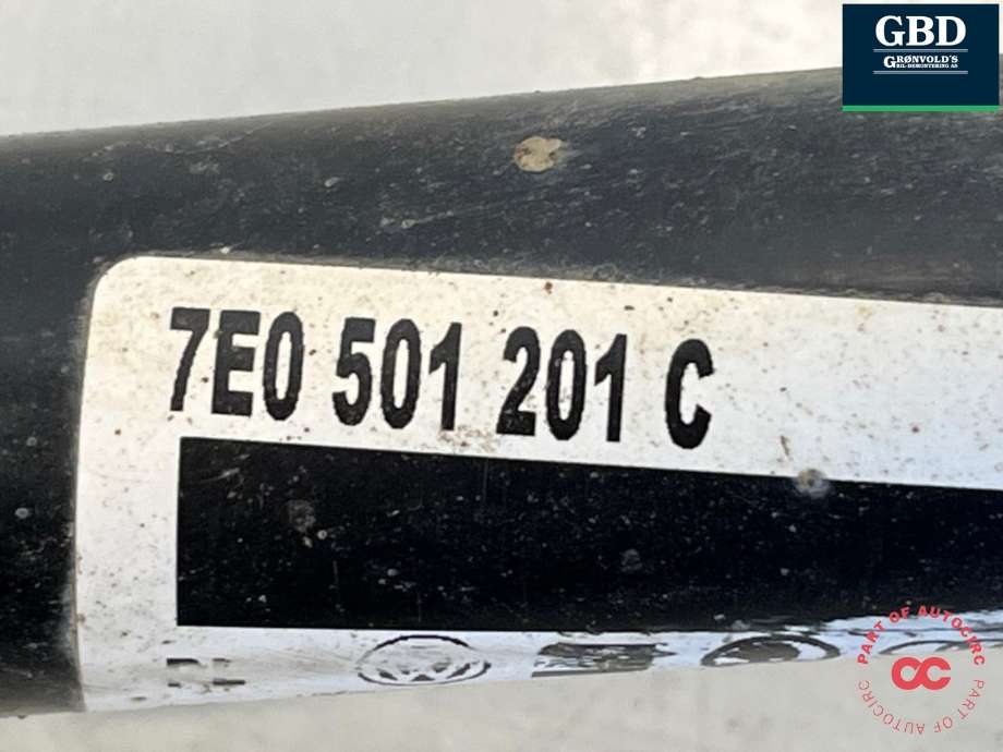 Drivaksel venstre bak, diesel/automat til VW Transporter / Caravelle 2019-->> (T6.1) (T6.1) (7E0 501 201 C|7E0 501 201 CX|)