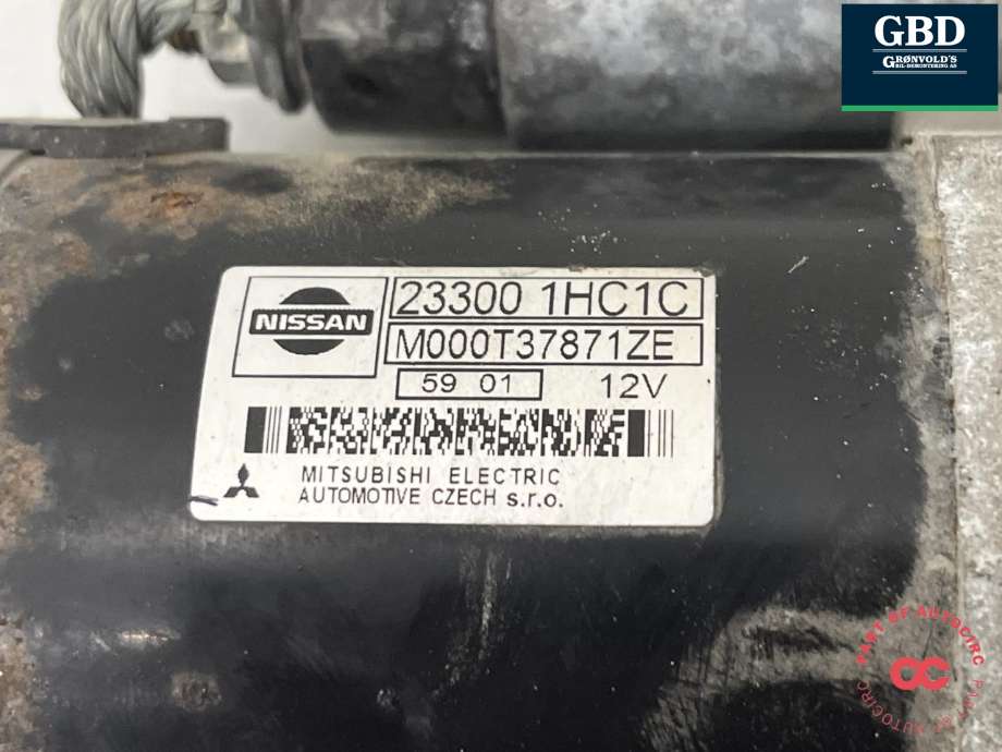 Starter til Nissan Note 2013-2017 (Type II)  (233001HC1C|)