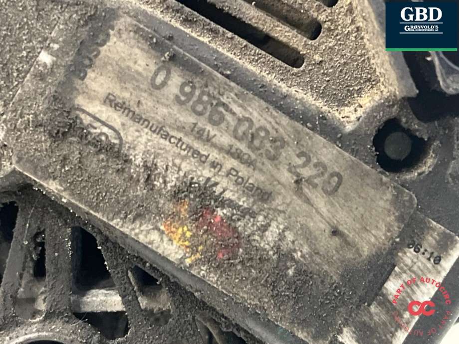 Dynamo diesel til Mercedes E-Klasse 2009-2013 (Fase 1) (W212) (W212) (VALEO|A 642 154 04 02|)