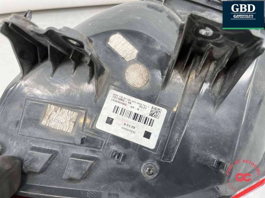 Baklykt høyre ytre til BMW 2-Serie, Active/Gran Tourer 2014-->> (F45/F46) (F45/F46) (63 21 7 311 060|)