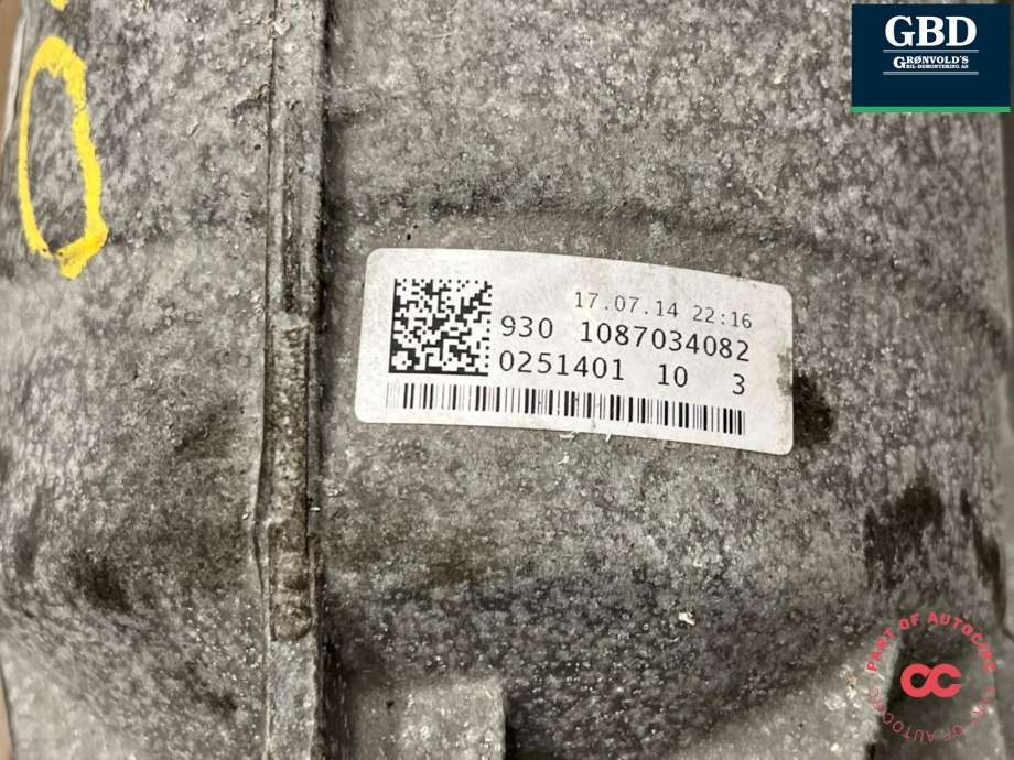 Girkasse automat til Audi A7 2014-2018 (Type I, Fase 2)  (PPE|0BK 300 039 N|0BK 300 039 NX)