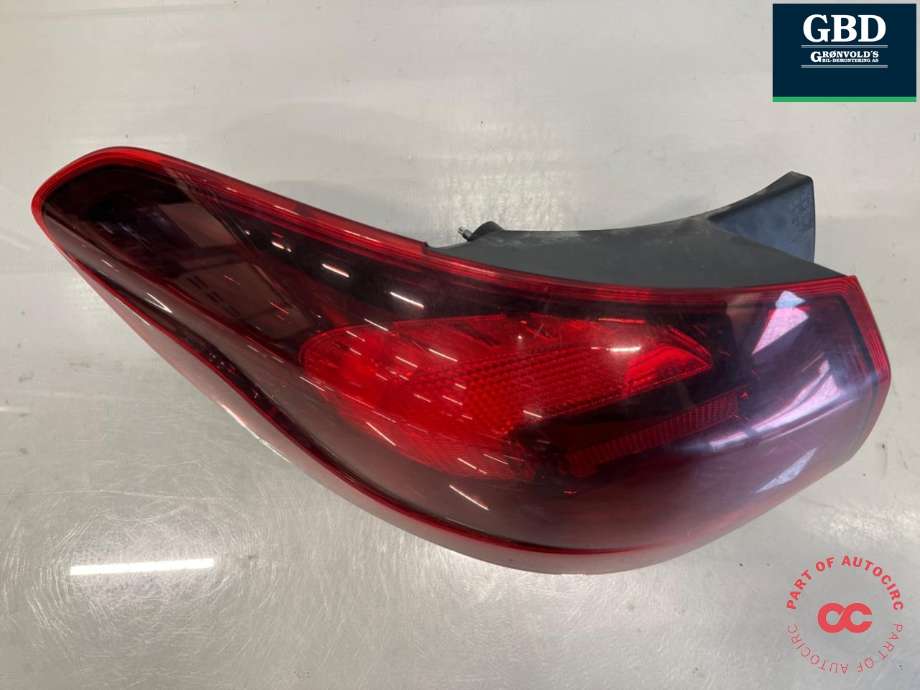 Baklykt venstre ytre til Opel Astra J 2010-2015  (13314052|)