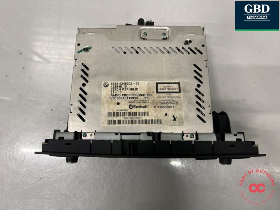 Bilstereo til BMW X1 2009-2015 (E84) (E84) (6512 9246502-01|A2C53424515|)