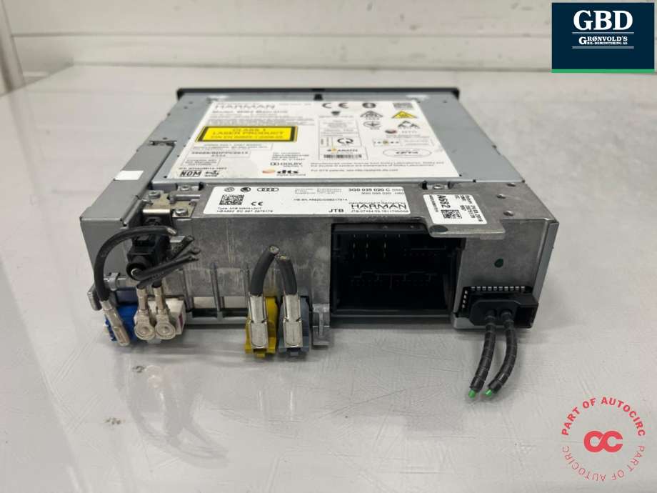 Bilstereo til VW e-Golf 2014-2017 (Fase 1)  (3G0 035 020 C|3G0 035 020 CX|)