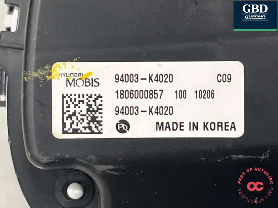 Instrumentpanel til Hyundai Kona 2017-2021 (Type I, Fase 1)  (94003K4020|)