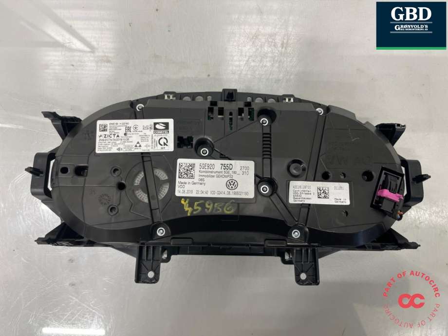 Instrumentpanel til VW e-Golf 2017-2020 (Fase 2) (5GE 920 755 D|)