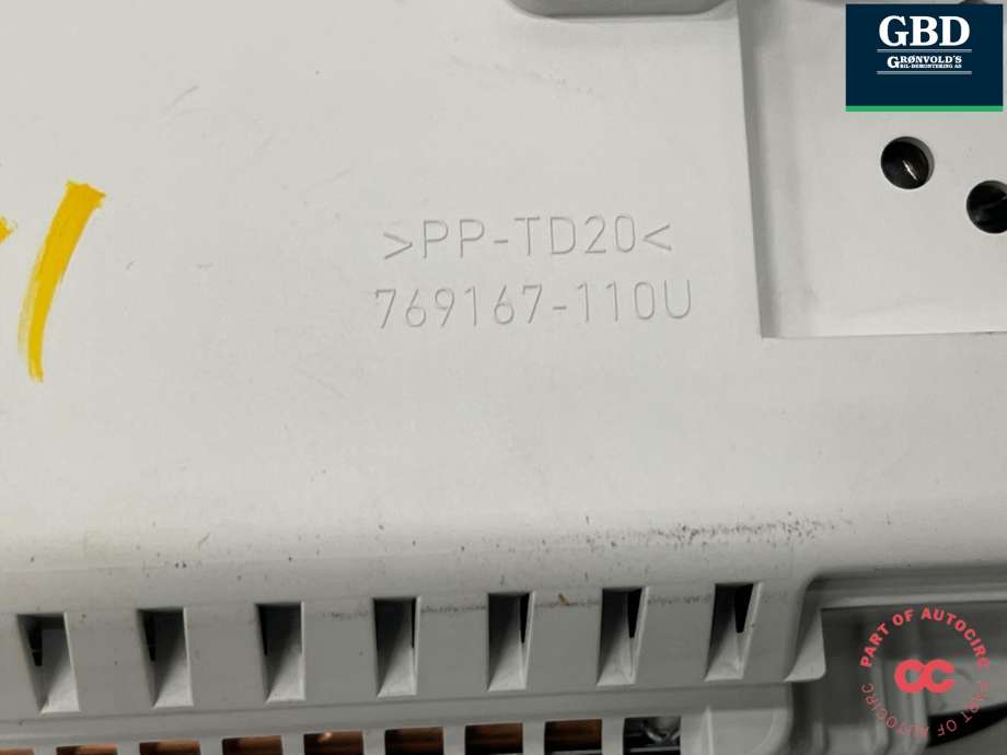 Instrumentpanel til Volvo V40 2012-2019  (36011270|769167-110U|)