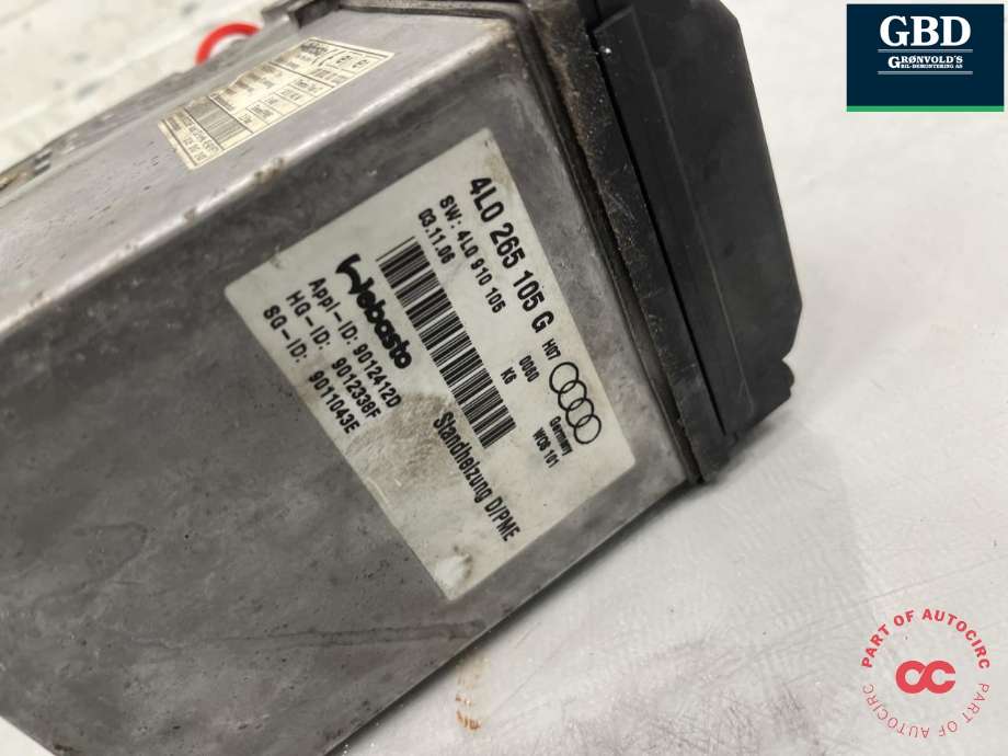 Dieselvarmer til Audi Q7 2006-2010 (Type I, Fase 1) (4L0 265 105 S|4L0 265 105 K|)