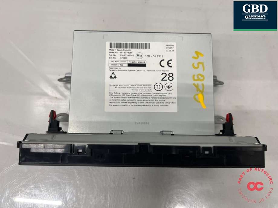 Bilstereo til Toyota C-HR 2016-->>  (86140F4090|)