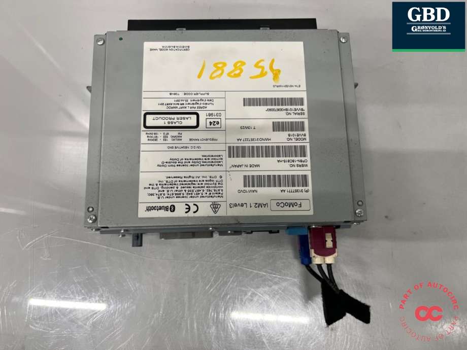 Bilstereo til Volvo V40 2012-2019  (36051008|BVVE101B|)