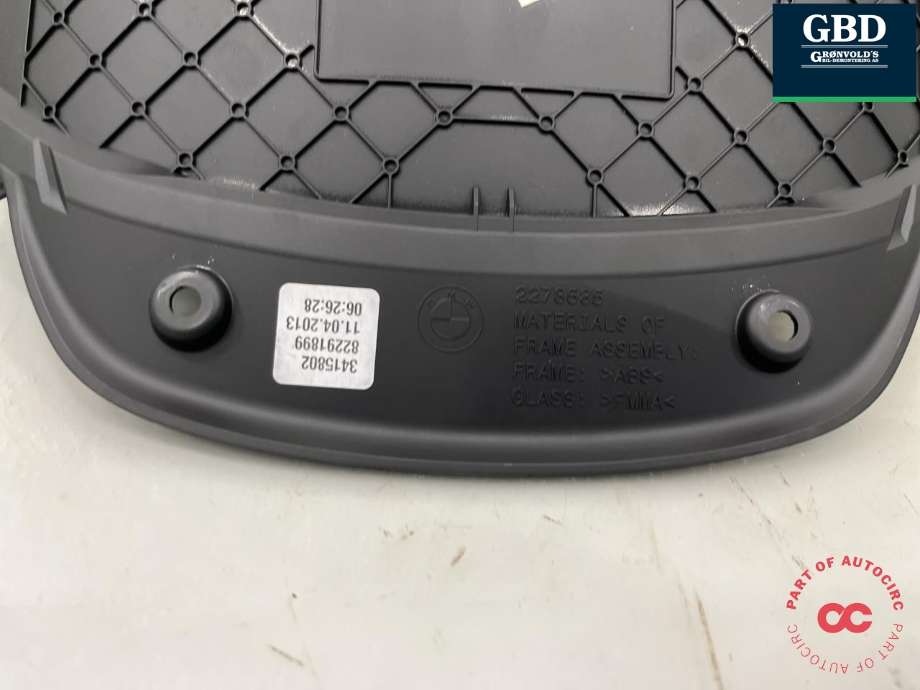 Instrumentpanel til BMW 3-Serie 2012-2018 (F30/F31/F34) (F30/F31/F34) (NO PART ID|2273585|)