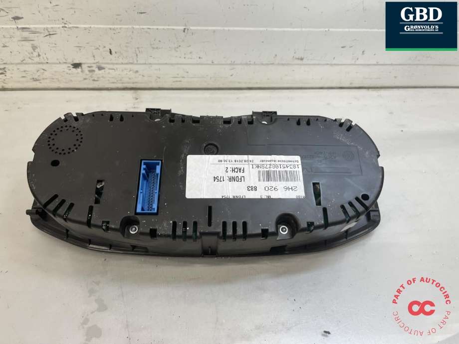 Instrumentpanel til VW Amarok 2016-2022 (Type I, Fase 2)  (2H6 920 883|2H6 920 883  X|)