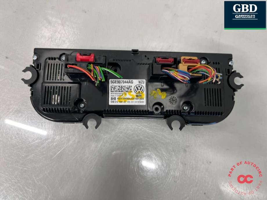 Varmeapparat betjening til VW Golf VII 2012-2017 (Fase 1) (5GE 907 044 AN WZU|5GE907044 AG|)