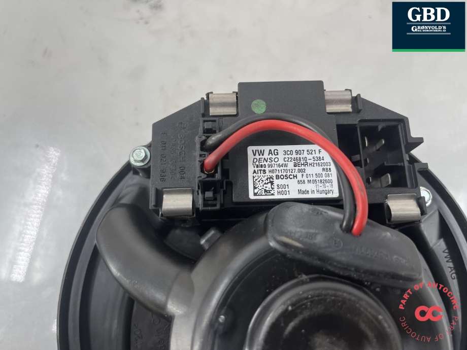 Varmeapparat motor til VW Touran 2010-2015 (Type I, Fase 3)  (1K1 820 021|1K1 820 015 L|)