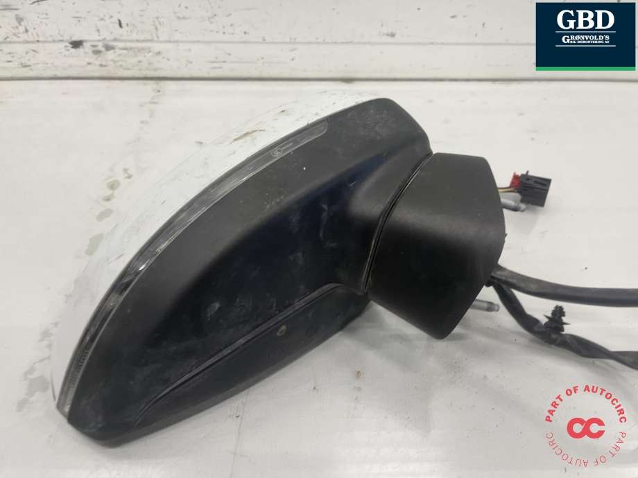 Speil høyre til Audi A3 2012-2016 (Type III, Fase 1)  (8V1 857 410 F|8V1 857 410 F  9B9|8V1 857 410 T  9B9)
