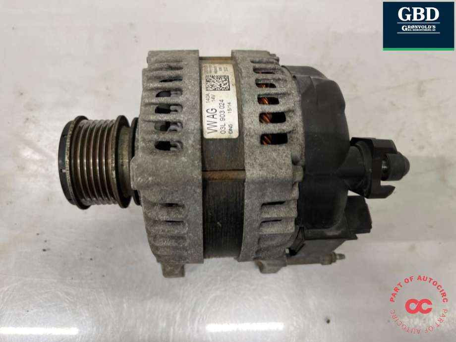 Dynamo diesel til VW Tiguan 2011-2016 (Type I, Fase 2)  (03L 903 023|03L 903 024|03L 903 024  X |03L 903 023  X)