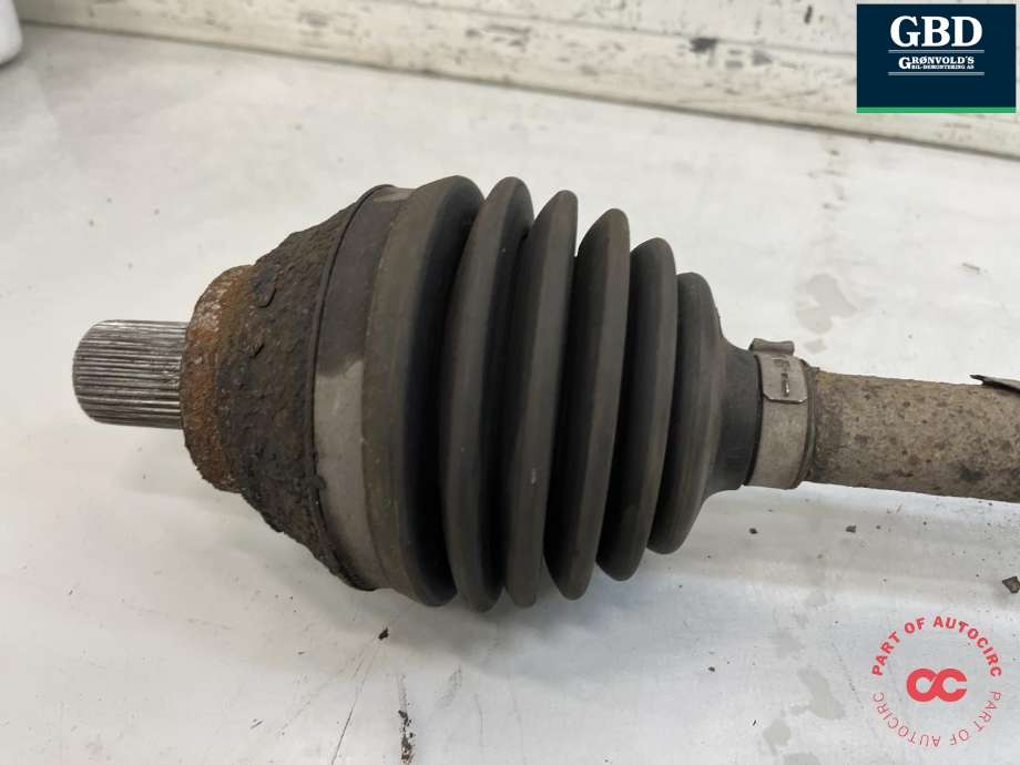 Drivaksel venstre foran, diesel/automat til Škoda Octavia 2009-2013 (Type II, Fase 2) (1K0 407 271 LB|1K0 407 763 KX|)