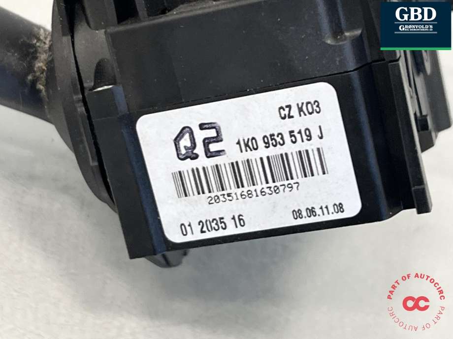 Bryter combi til Škoda Octavia 2005-2008 (Type II, Fase 1)  (1K0 953 513 G  9B9|1K0 953 519 J|)