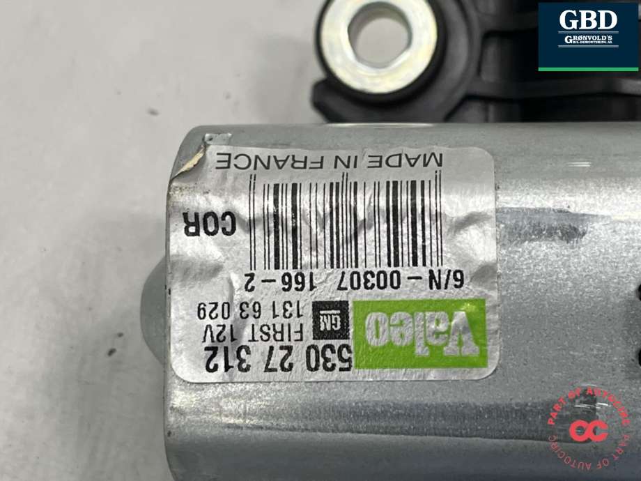 Viskermotor bakrute til Opel Corsa D 2006-2014 (13163029|)