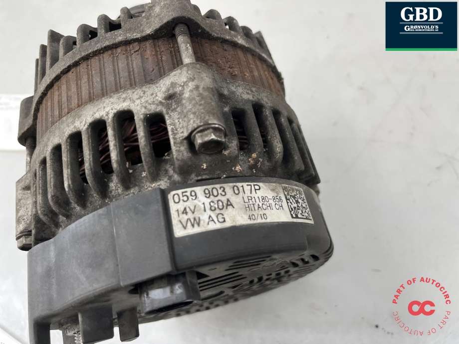 Dynamo diesel til Audi A7 2010-2014 (Type I, Fase 1) (059 903 018 Q|059 903 018 R|05990317P)