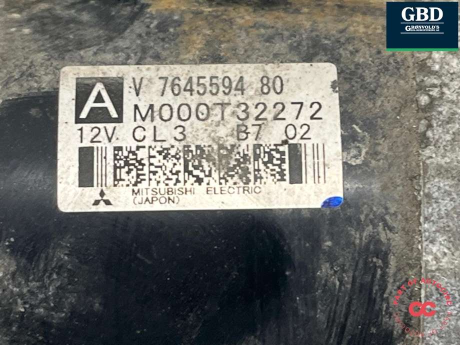 Starter til Citroën Berlingo 2015-2019 (Type II, Fase 2) (V7 645 590 80|16 381 356 80|16 098 703 80)