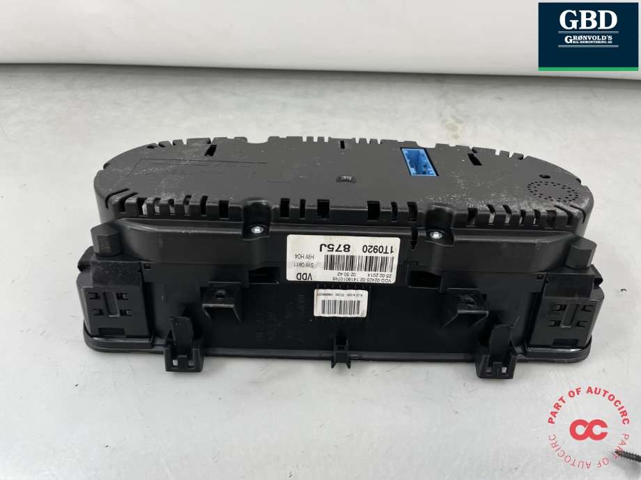 Instrumentpanel til VW Touran 2010-2015 (Type I, Fase 3) (1T0 920 875 J|1T0 920 875 JX|)