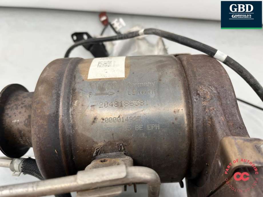 Partikkelfilter til VW Golf VII 2017-2020 (Fase 2)  (04L 131 673 TX|04L 131 670 DX|)