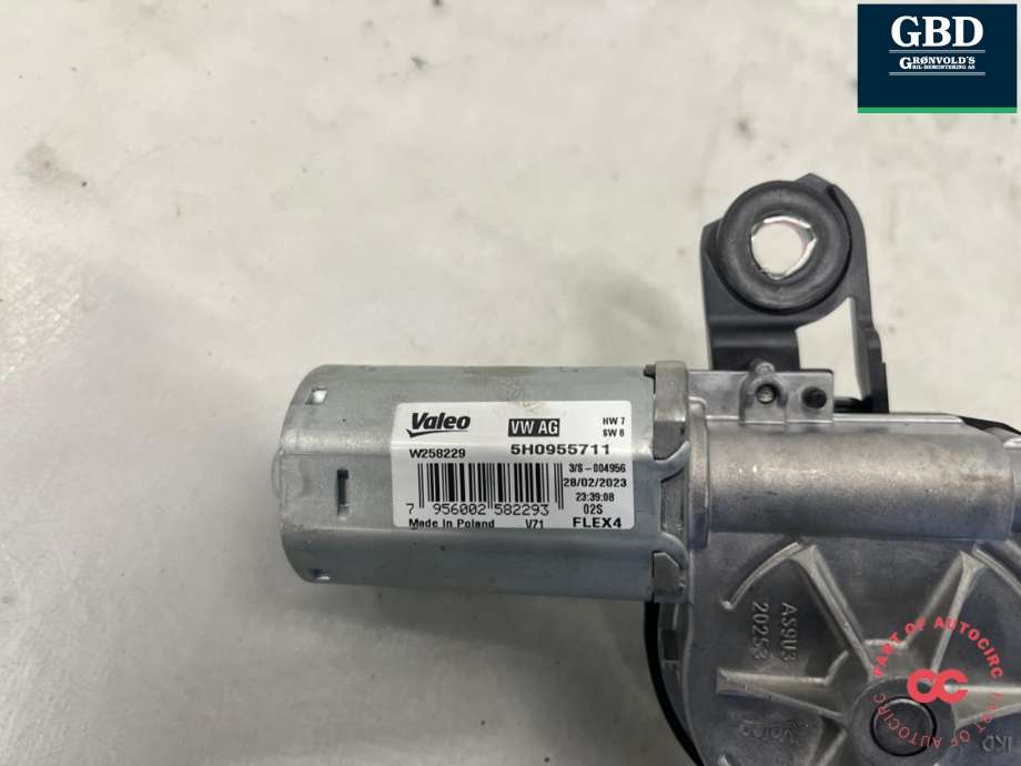 Viskermotor bakrute til VW ID.3 2020-->>  (5H0 955 711 B|5H0 955 711|)