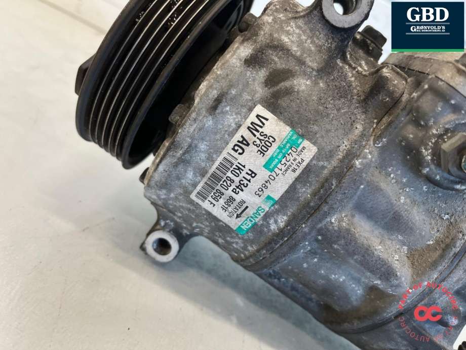 Aircondition kompressor til VW Passat 2005-2010 (B6) (B6) (1K0 820 808 F|5K0 820 803 K|5N0 820 803)