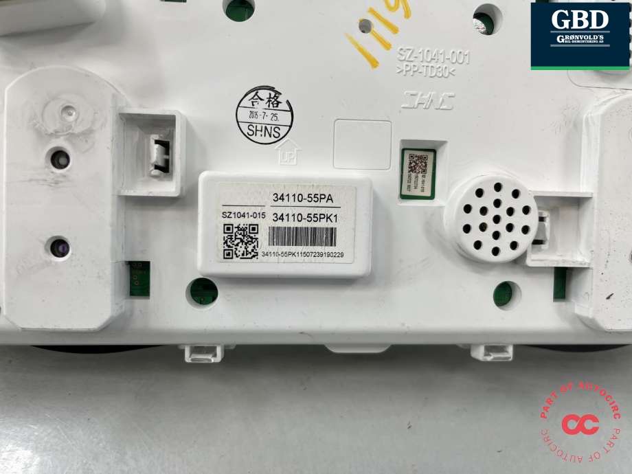 Instrumentpanel til Suzuki Vitara 2015-->> (Type IV) (34100-55PK1|)