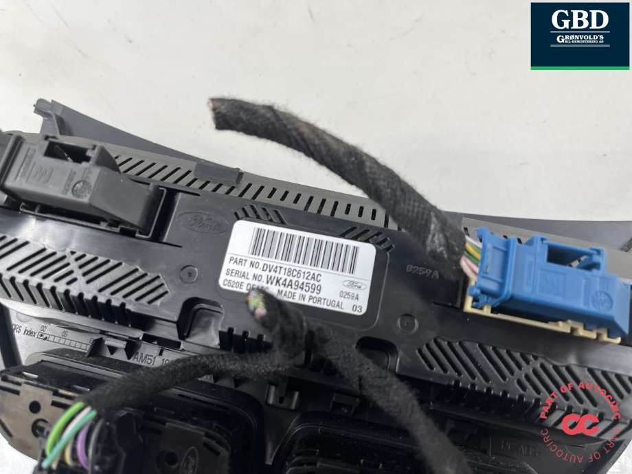 Varmeapparat betjening til Ford Kuga 2013-2019 (2056864|DV4T-18C612-AF|)