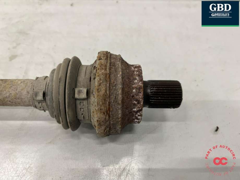 Drivaksel venstre bak, diesel/automat til VW Tiguan 2007-2011 (Type I, Fase 1)  (1K0 501 203 F|1K0 501 203 FX|)