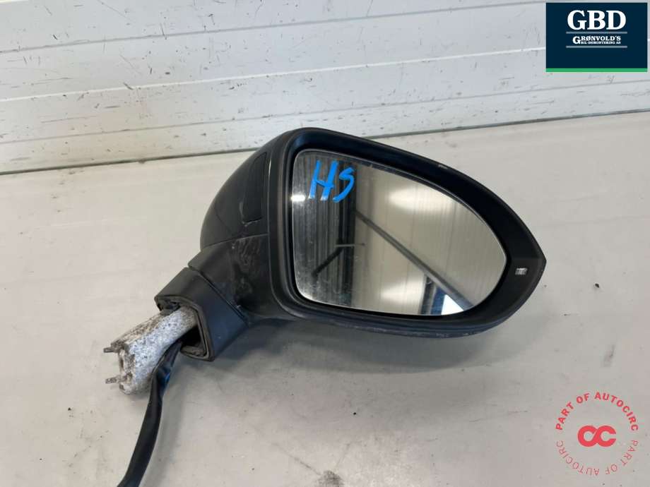 Speil høyre til VW Passat, 2015-2019 (Fase 1) (B8) (B8) (3G1 857 508 FL 9B9)