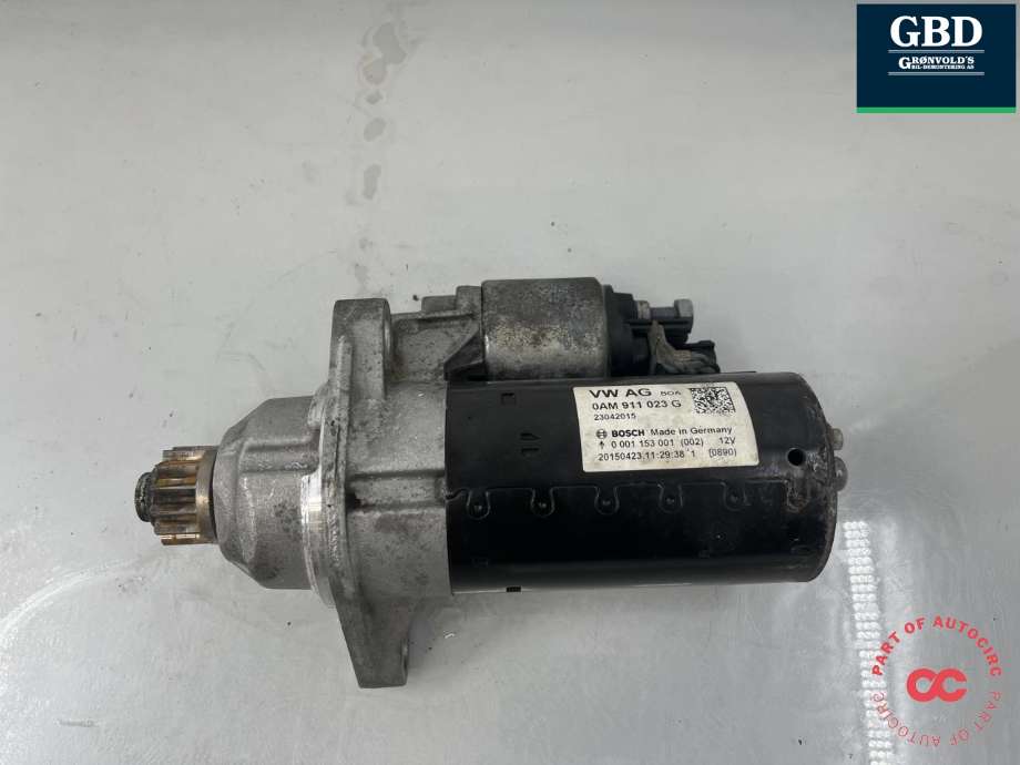 Starter diesel til VW Touran 2010-2015 (Type I, Fase 3)  (0AM 911 021 E| 0AM 911 023 G|0AM 911 021 B   |0AM 911 021 BX |0AM 911 021 EX|0AM 911 021 E  | 0AM 911 021 EX)